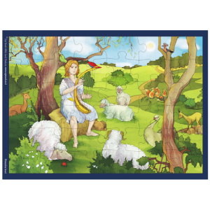 Toys and Games, David the Shepherd Puzzle, 36 pieces